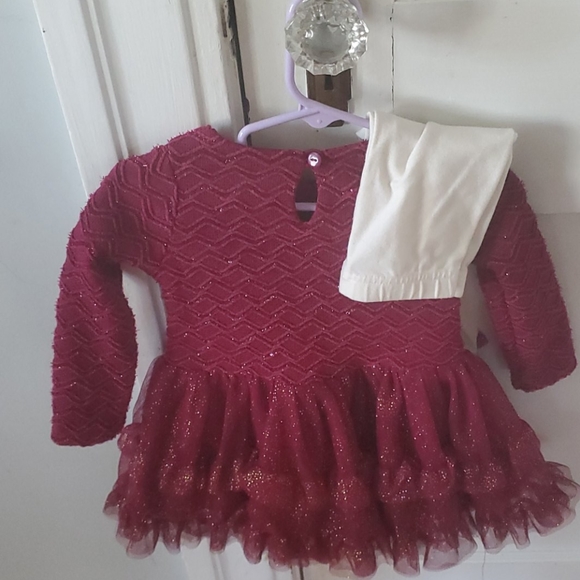 18 months old girl long sleeve dress top and pants - Picture 2 of 9